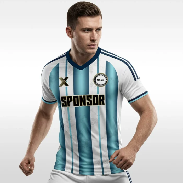 2026 Global Elite Series - Custom Design Soccer Jersey for Men Sublimation（light blue）